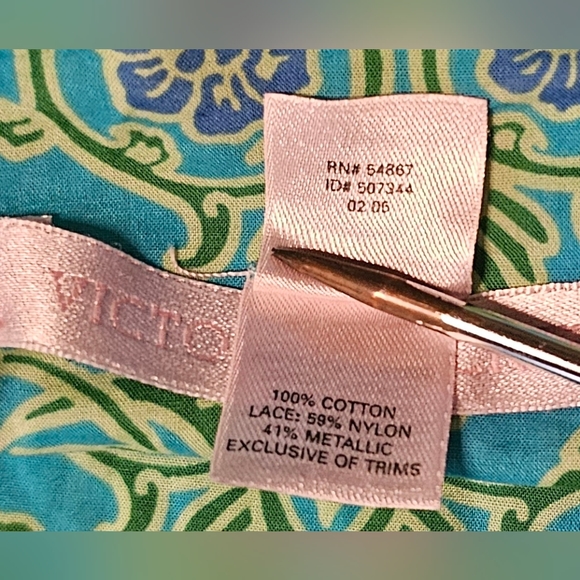 [Victoria's Secret] Floral Tunic/Cover-Up Cinched Tie Below Bust《M/L》 - Picture 14 of 16